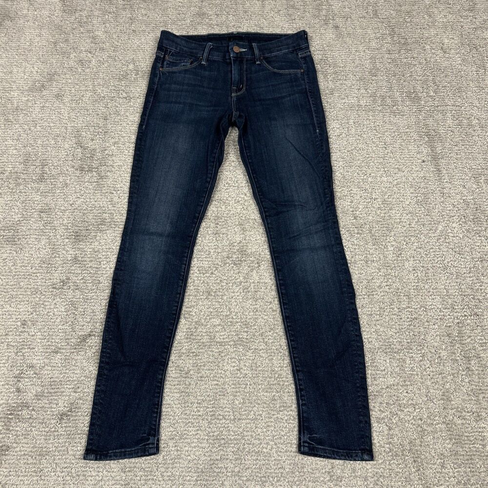 Mother Skinny Jeans Womens 25 High Waisted Looker Here Kitty Dark Wash Stretch